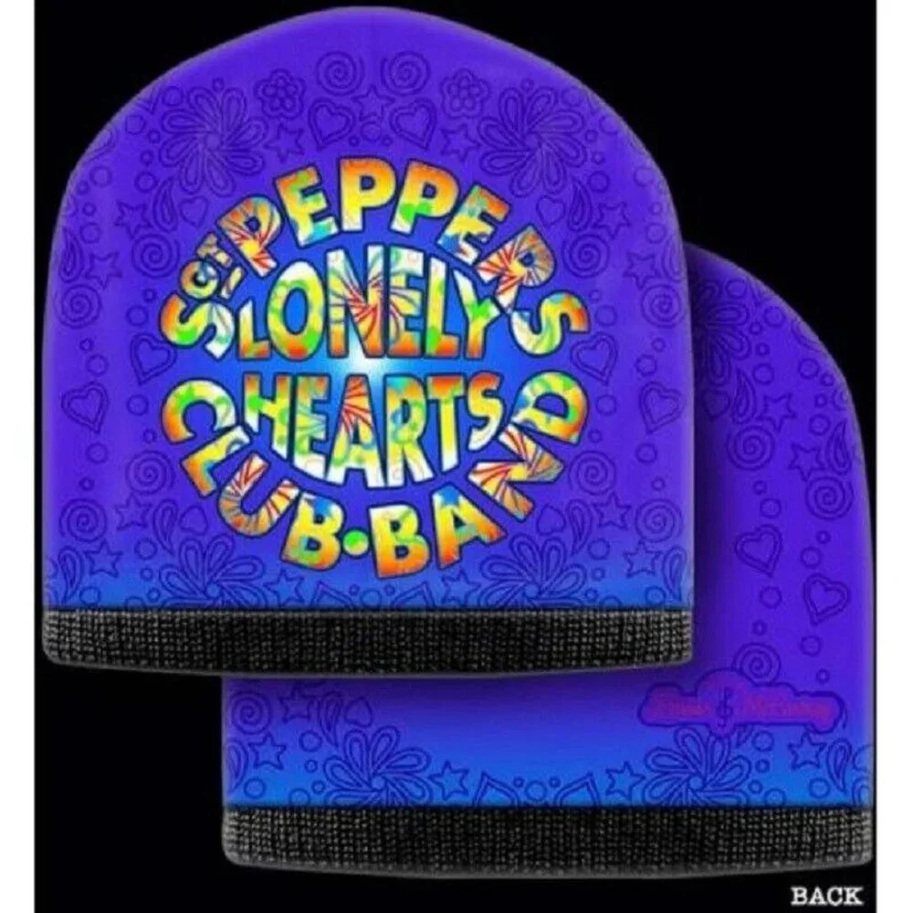 New Hat Sgt. Peppers Lonely Hearts Club Beanie Winter Lennon McCartney Warm SOFT - Picture 1 of 2